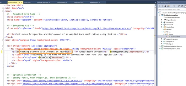 CI/CD Of ASP.NET Core Application On Azure Using Jenkins Azure Pipeline
