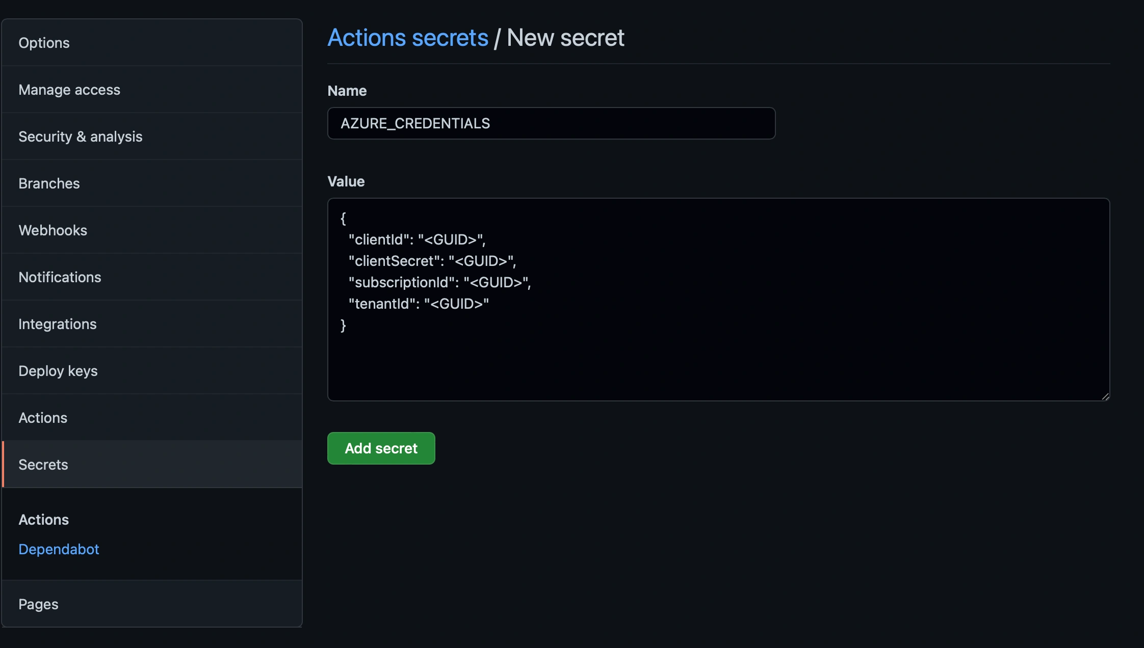 Azure Setup