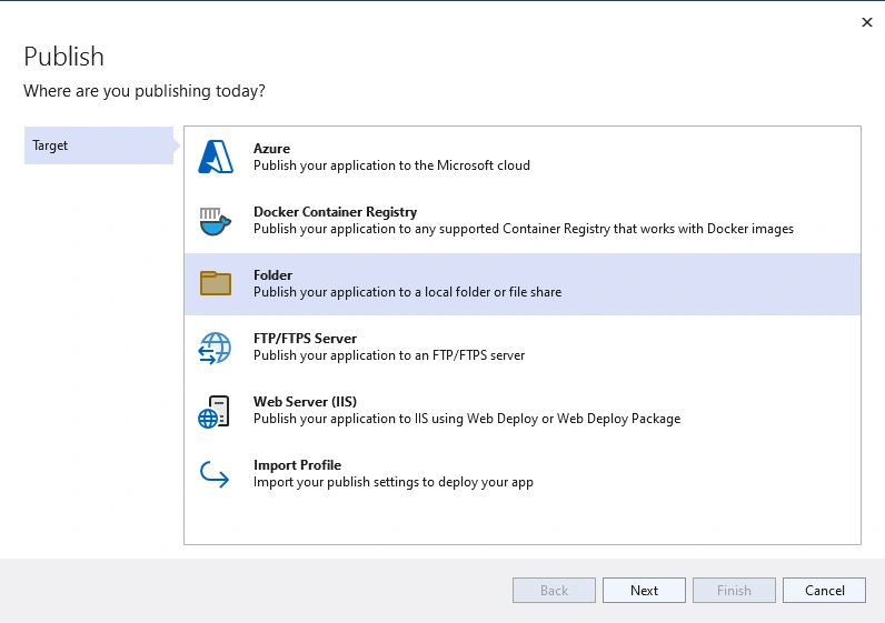 Implementation of.NET Core Application