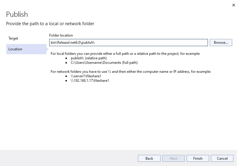 Implementation of.NET Core Application
