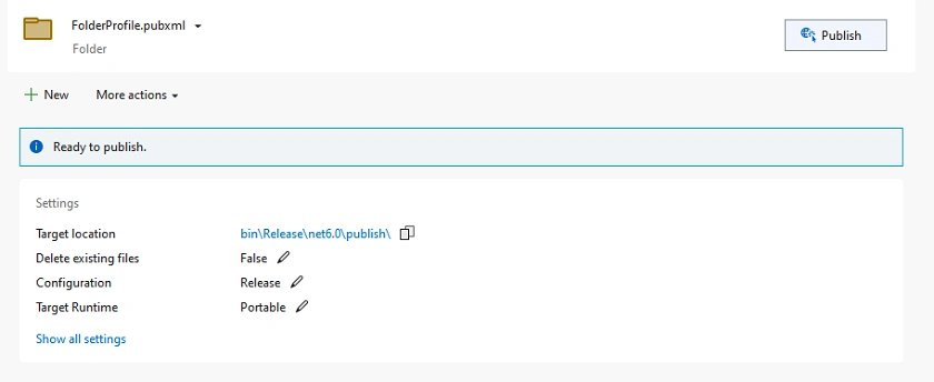 Implementation of.NET Core Application