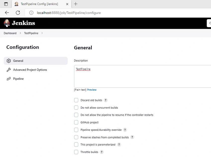 Jenkins Pipeline and Configuration