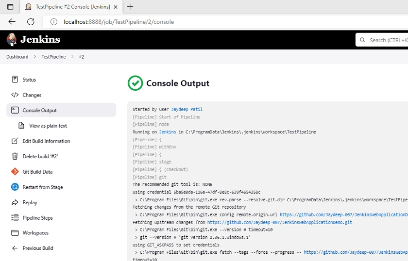 Jenkins Pipeline and Configuration