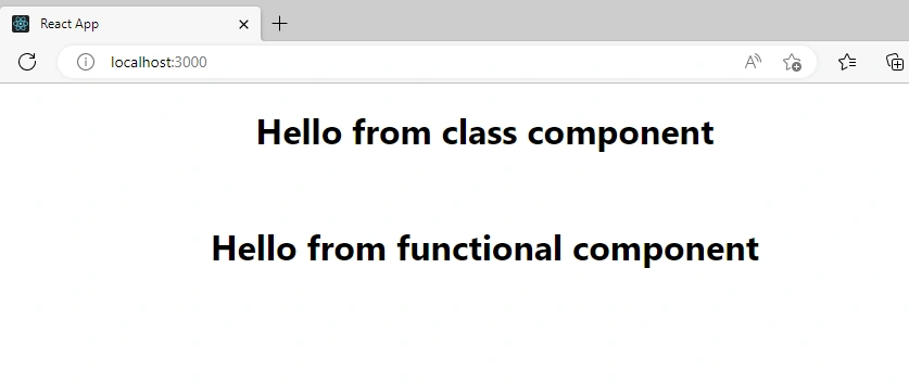 Class and Functional Components in React