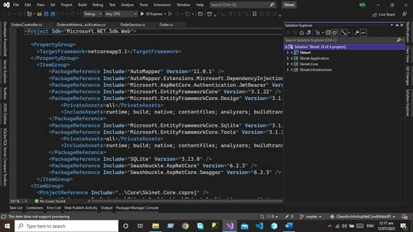 Clean Architecture in Asp.net Core Web API