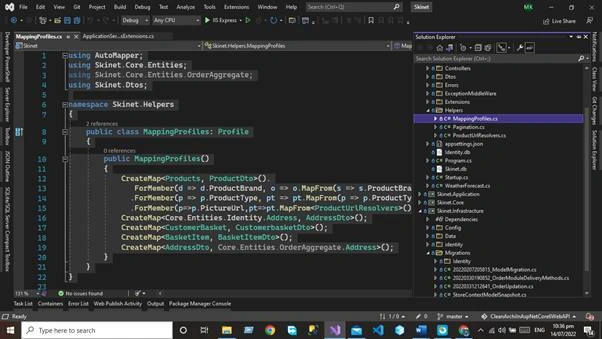 Clean Architecture in Asp.net Core Web API
