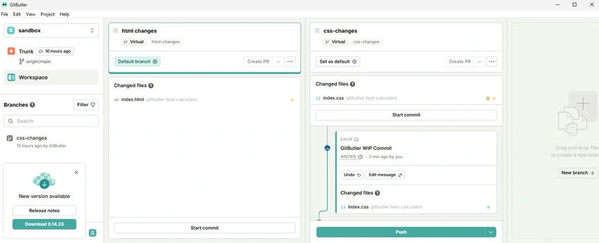 Virtual commit