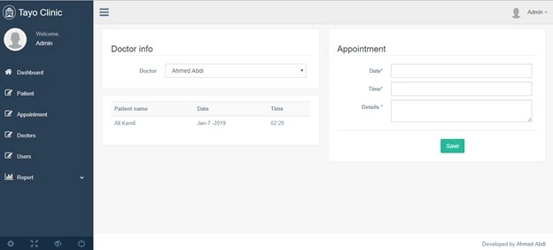 Doctor info