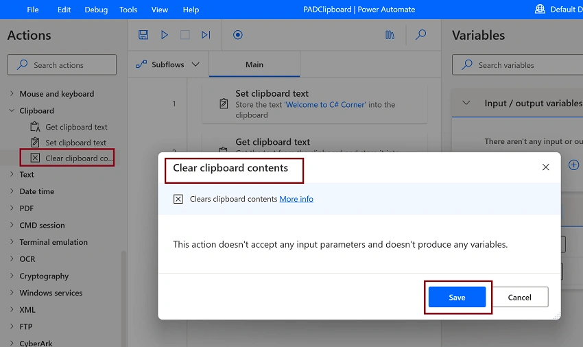 Desktop flow using Microsoft Power Automate