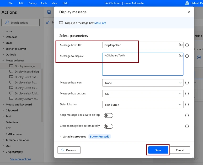 Desktop flow using Microsoft Power Automate