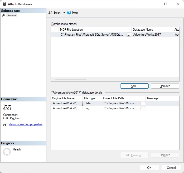 Clone Database from one Instance to another in SQL Server