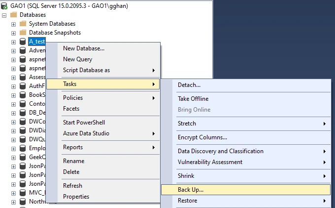 Clone Database from one Instance to another in SQL Server