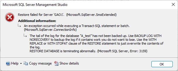 Clone Database from one Instance to another in SQL Server