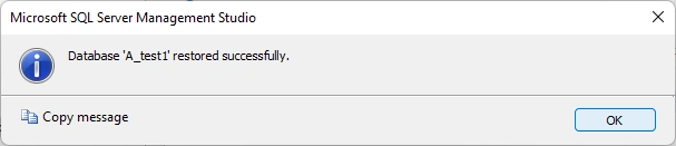 Clone Database from one Instance to another in SQL Server
