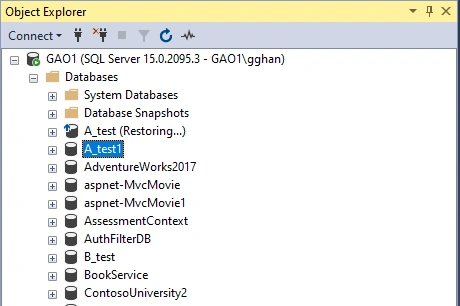 Clone Database from one Instance to another in SQL Server