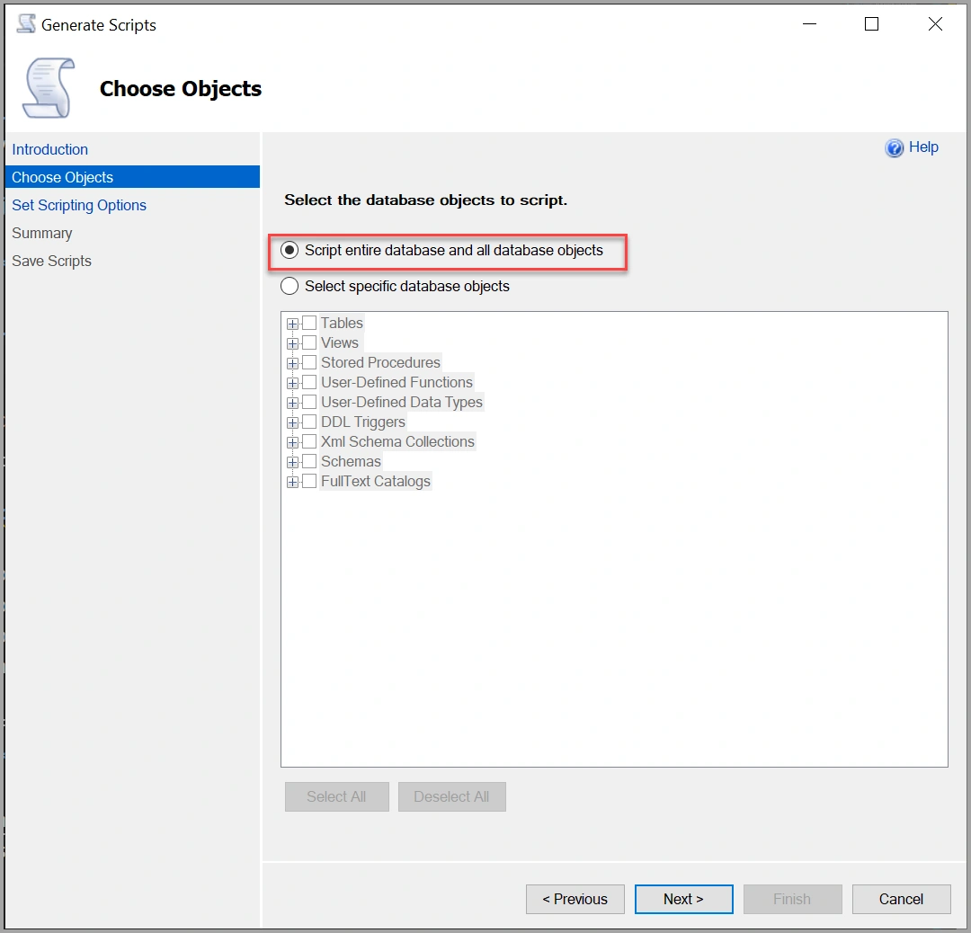Clone Database from one Instance to another in SQL Server