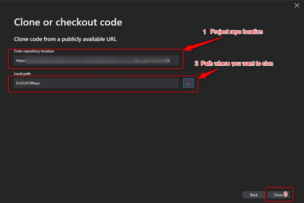 Clone Project With Visual Studio 2019