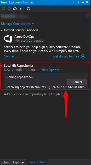 Clone Project With Visual Studio 2019