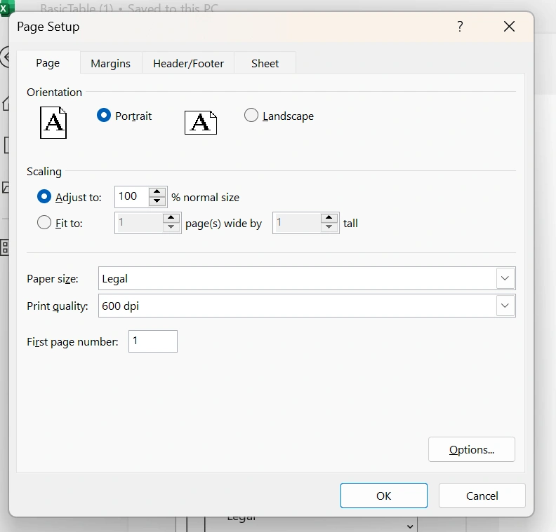 ClosedXML Excel Printing settings