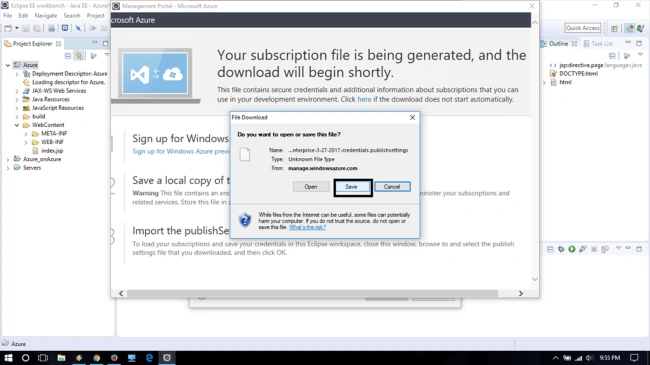 Publish Azure Cloud Service