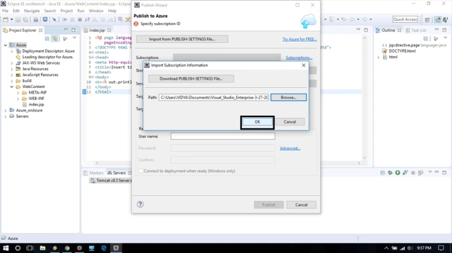 Publish Azure Cloud Service