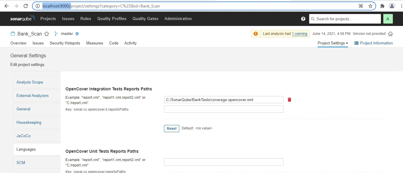 Code Analysis With SonarQube