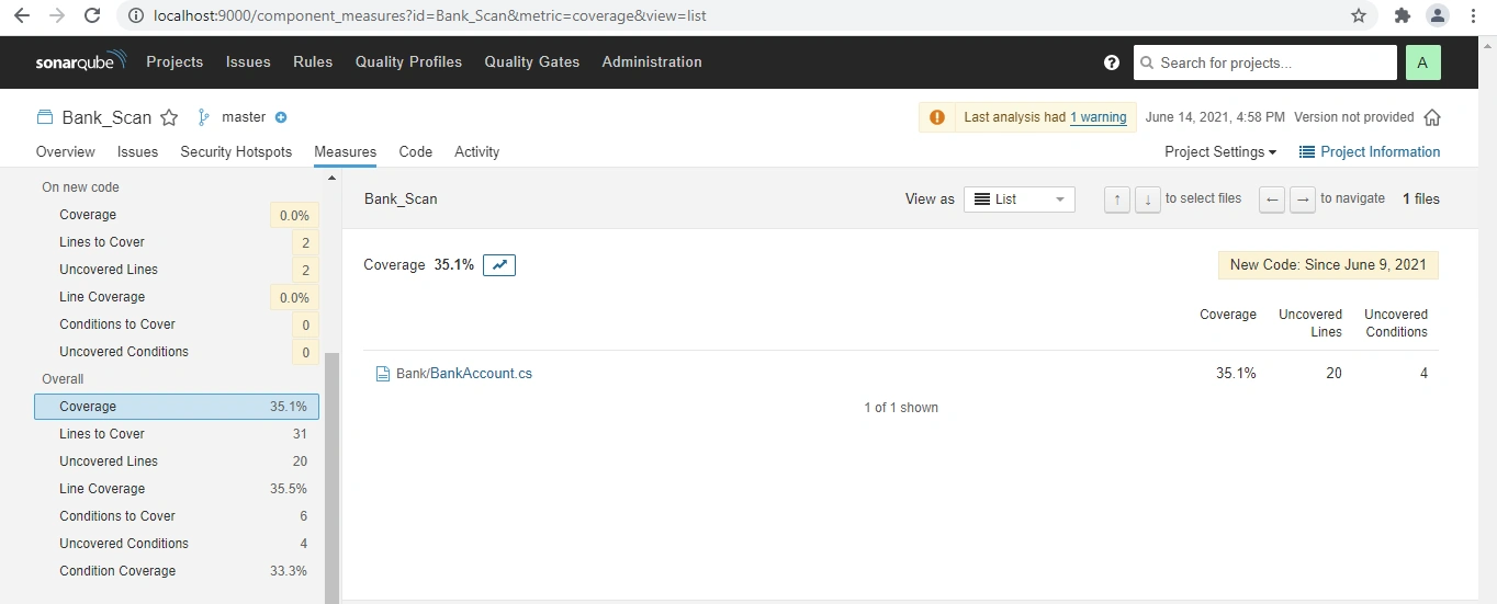 Code Analysis With SonarQube