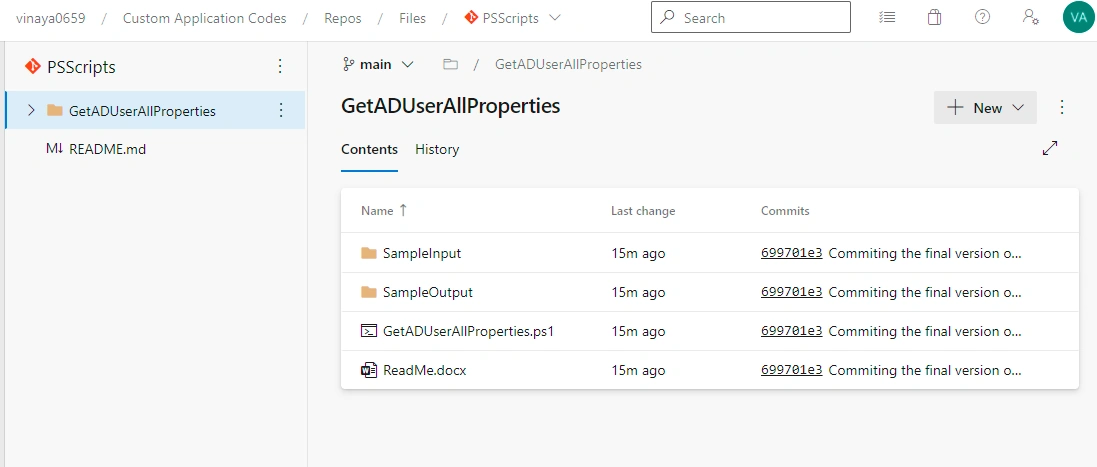Push code to Azure DevOps repository