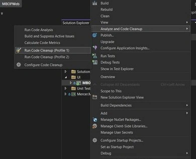 code clean up
