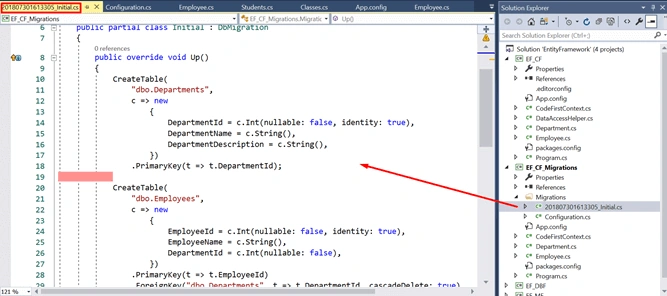 Code First Approach And Migrations In Microsoft .NET Entity Framework