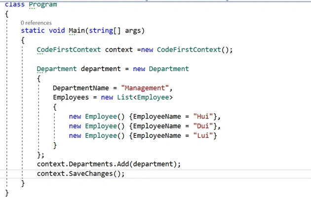 Code First Approach And Migrations In Microsoft .NET Entity Framework