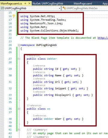 Bing Web Search