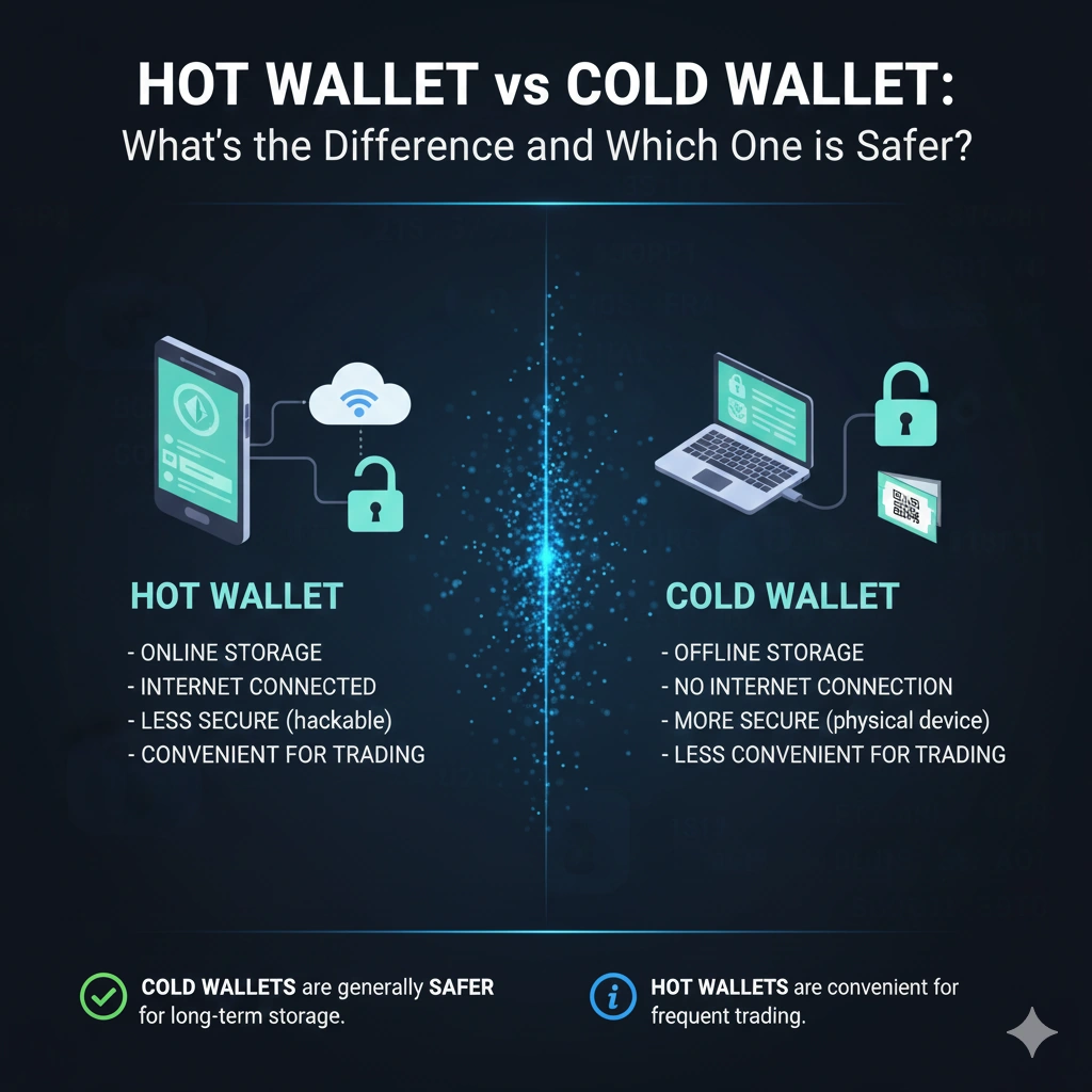 Hot wallet vs cold wallet