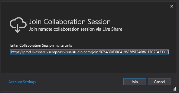 Collaborate Work In Same Project From VS 2017 And VS 2019 Using Live Share