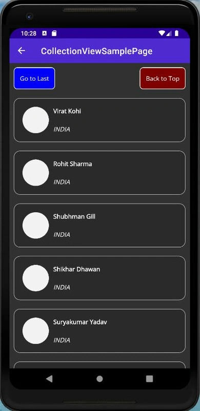Android Collection View