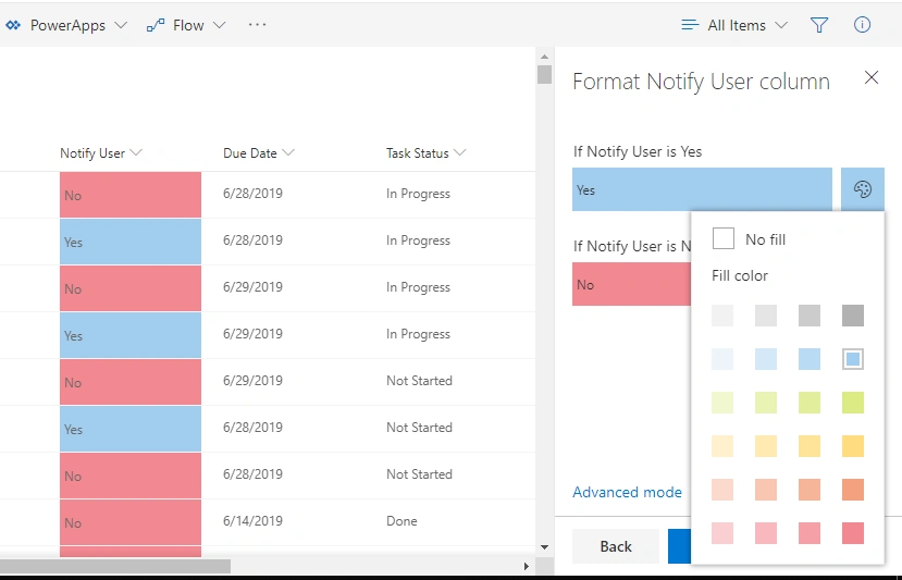 Column Formatting In SharePoint Online - No Coding