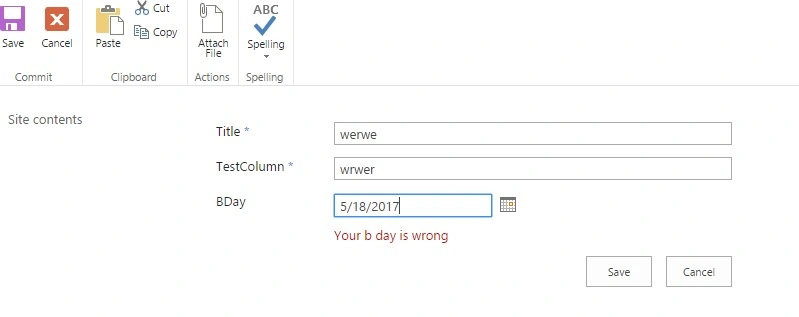 Error
