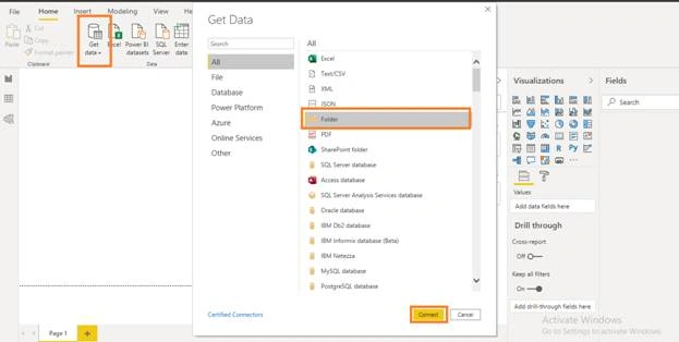 Combine and transform data of multiple files located in a Folder in Power BI