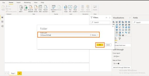 Combine and transform data of multiple files located in a Folder in Power BI