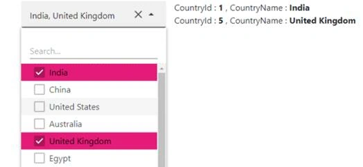 Combobox In Angular Using Ignite UI