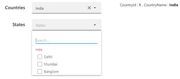 Combobox In Angular Using Ignite UI