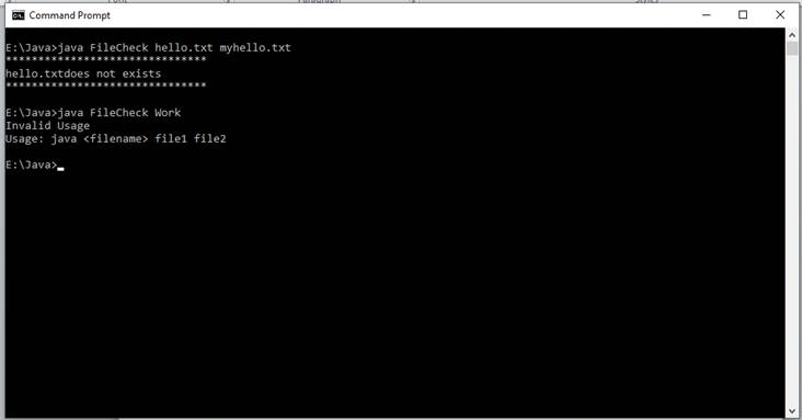 Command Line Arguments In Java