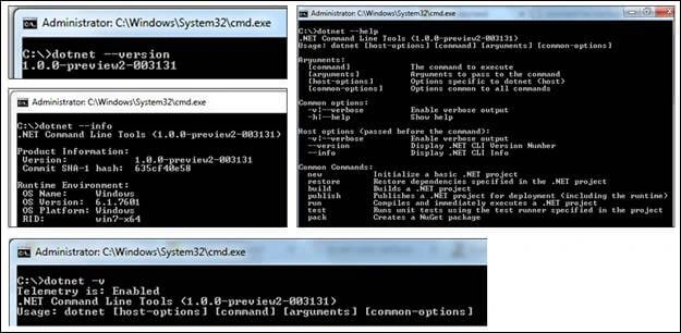 Display short help and list down current supported command