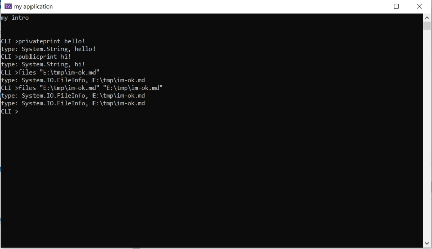 Commandline tools using .Net 5