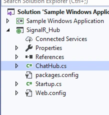 Communication Between WinForm Application And React JS Application Using SignalR