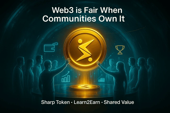 Futuristic Sharp Token Design
