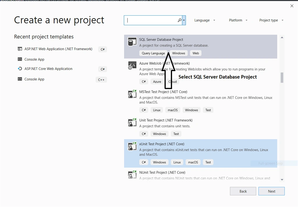Compare And Update SQL Server Database Project With Visual Studio