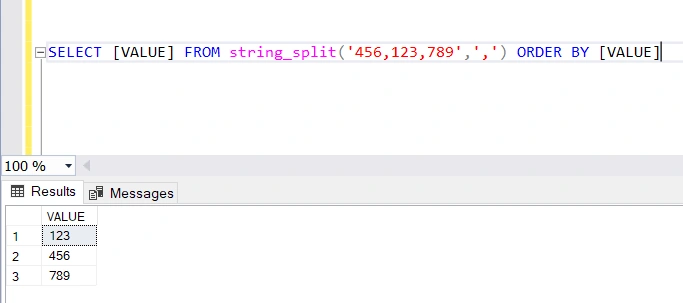 Compare Comma Seperated Values in SQL