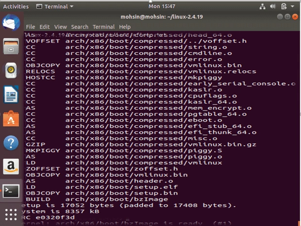 Compile And Installation Of Kernel In Linux
