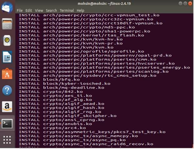 Compile And Installation Of Kernel In Linux